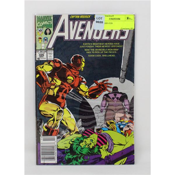 AVENGERS #326