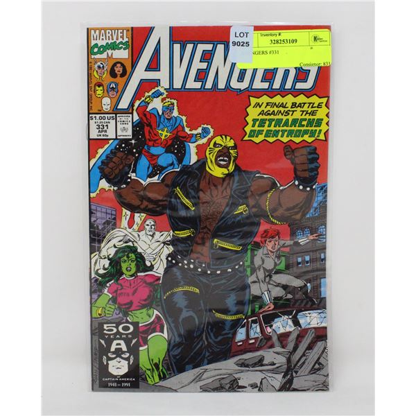 AVENGERS #331