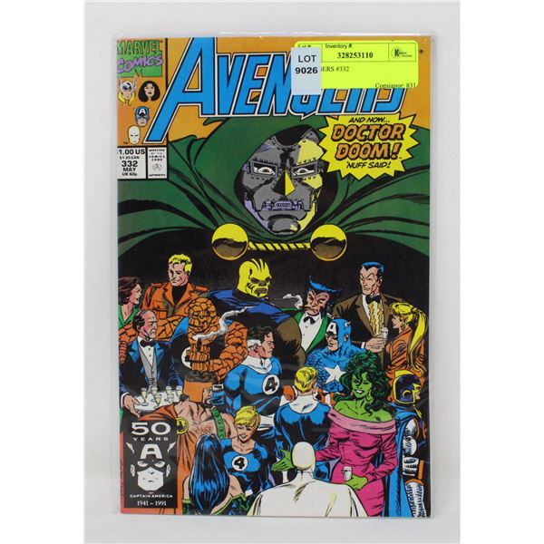 AVENGERS #332