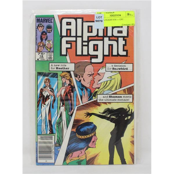 ALPHA FLIGHT #18 --- CPV