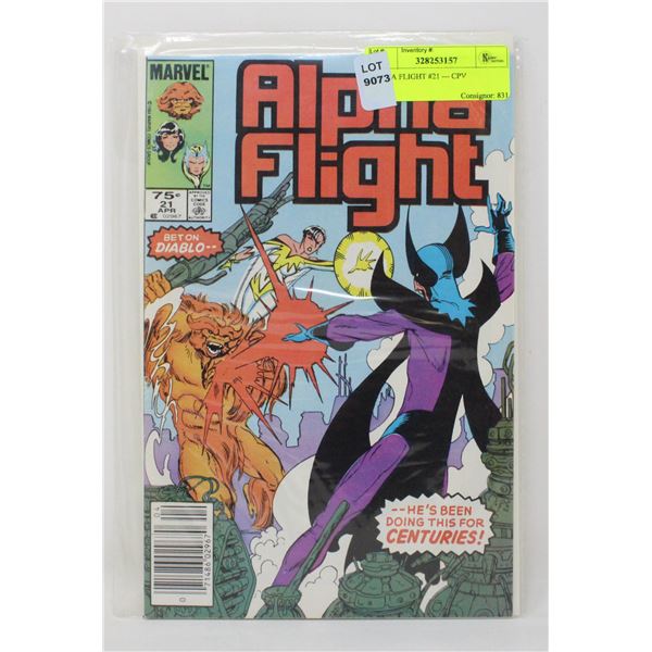 ALPHA FLIGHT #21 --- CPV