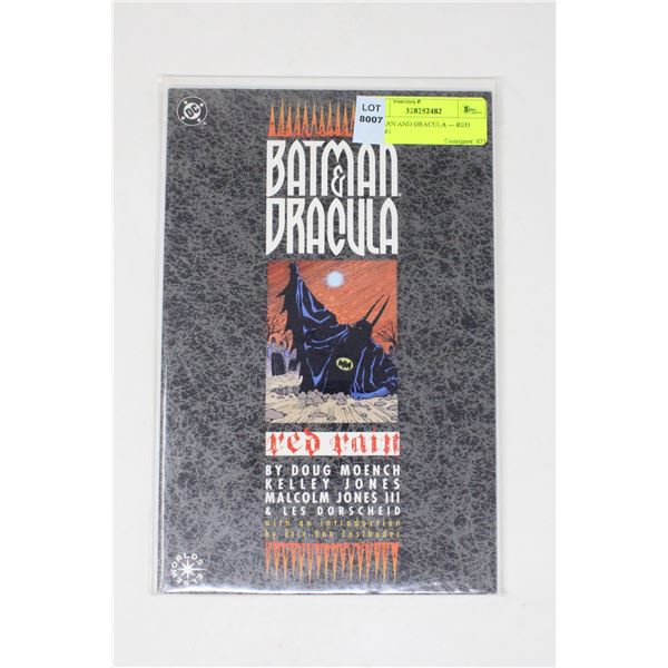 BATMAN AND DRACULA --- RED RAIN #1