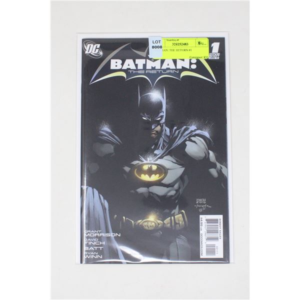 BATMAN: THE RETURN #1