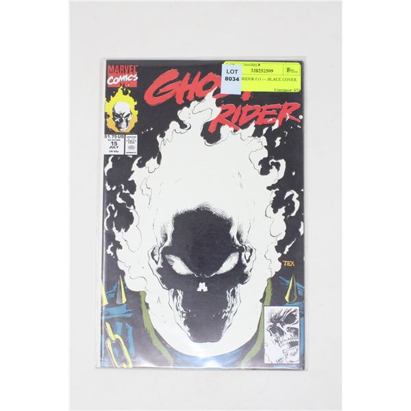 GHOST RIDER #15 --- BLACK COVER