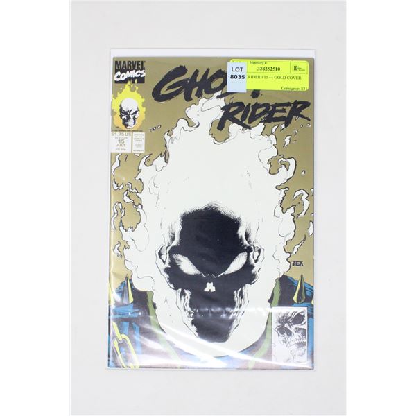 GHOST RIDER #15 --- GOLD COVER