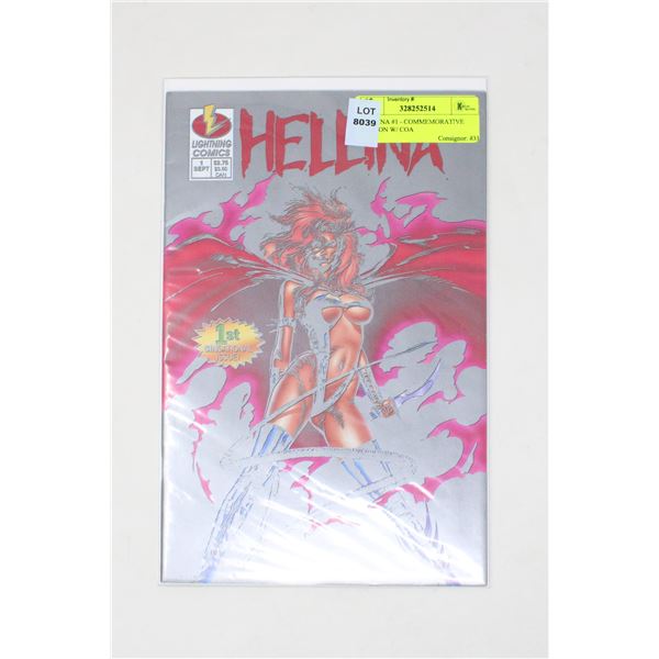 HELLINA #1 - COMMEMORATIVE EDITION W/ COA