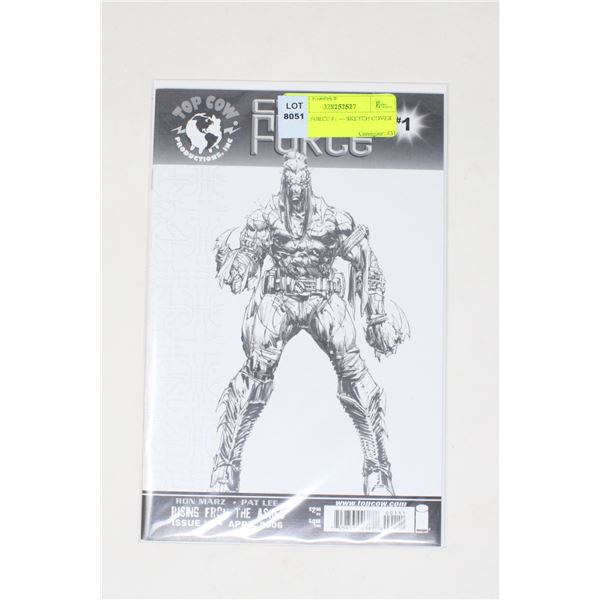 CYBER FORCE #1 --- SKETCH COVER