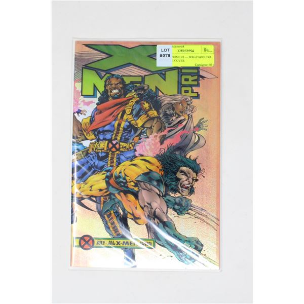 X-MEN: PRIME #1 --- WRAPAROUND ACETATE COVER