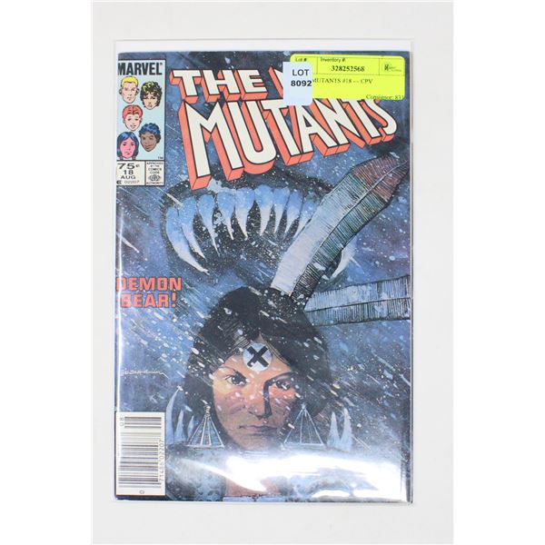 NEW MUTANTS #18 --- CPV