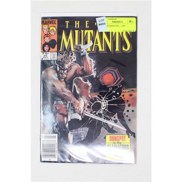 NEW MUTANTS #29 --- CPV