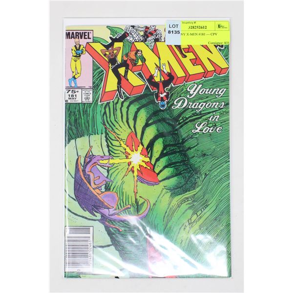 UNCANNY X-MEN #181 --- CPV