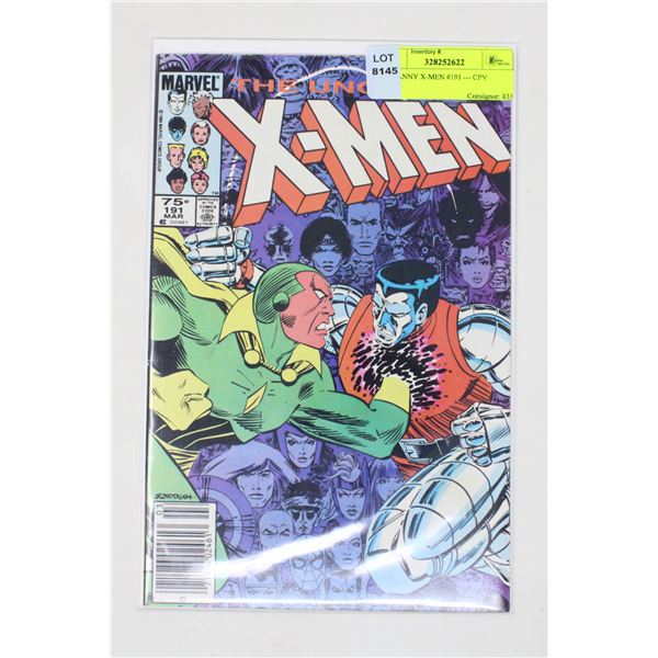 UNCANNY X-MEN #191 --- CPV