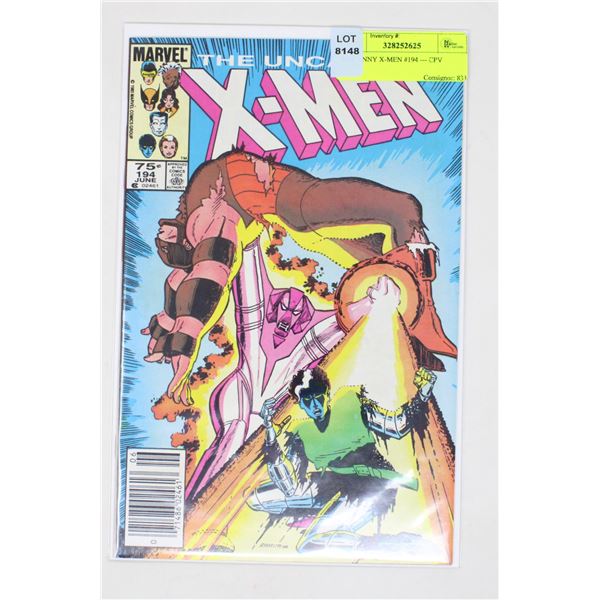 UNCANNY X-MEN #194 --- CPV