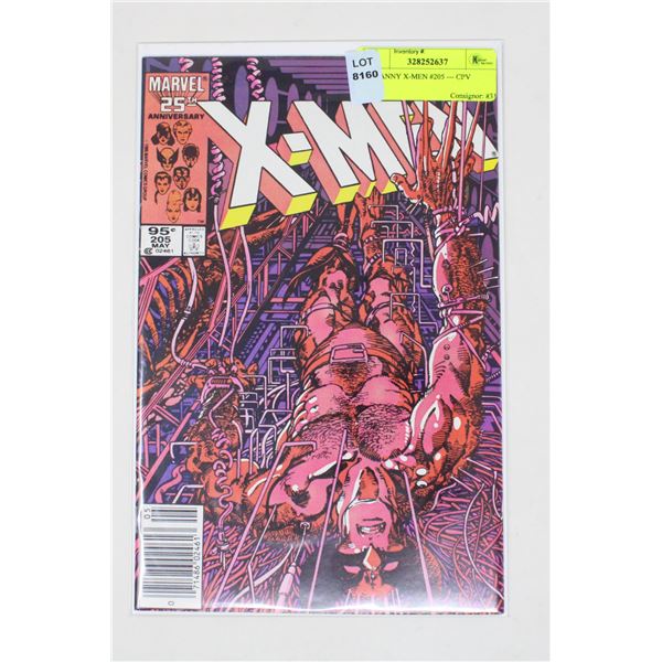 UNCANNY X-MEN #205 --- CPV