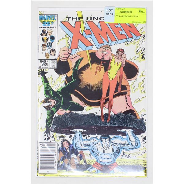 UNCANNY X-MEN #206 --- CPV