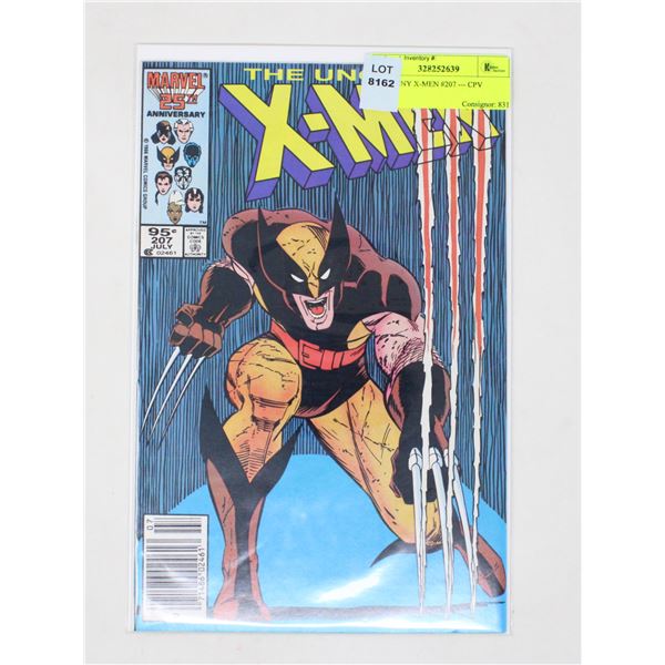 UNCANNY X-MEN #207 --- CPV
