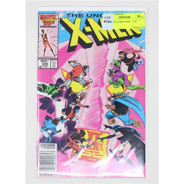 UNCANNY X-MEN #208 --- CPV