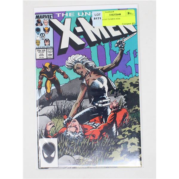 UNCANNY X-MEN #216