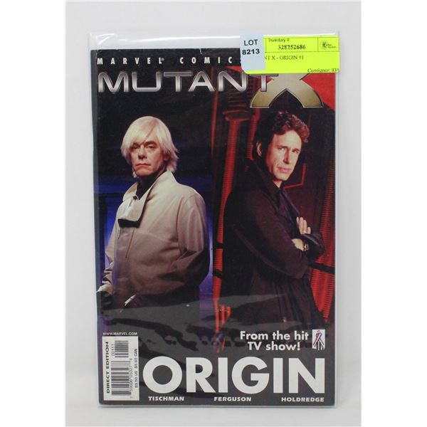MUTANT X - ORIGIN #1