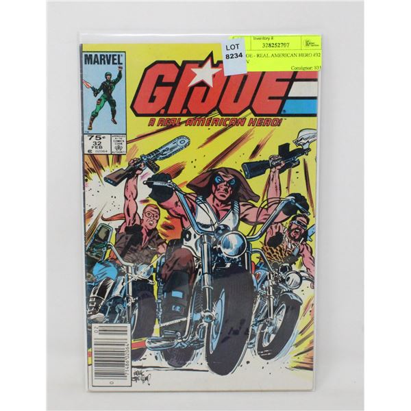 G. I. JOE - REAL AMERICAN HERO #32 --- CPV