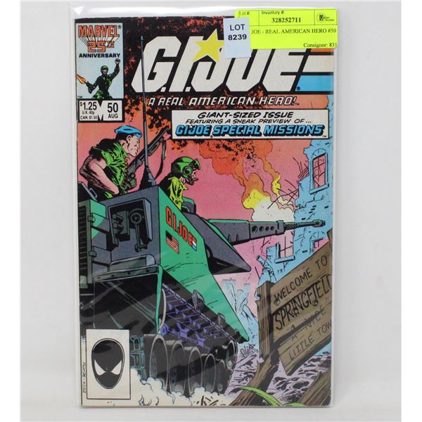 G. I. JOE - REAL AMERICAN HERO #50