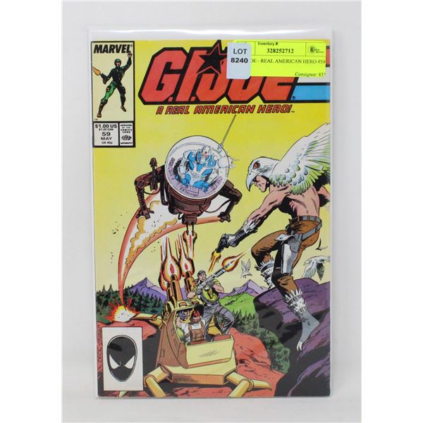 G. I. JOE - REAL AMERICAN HERO #59