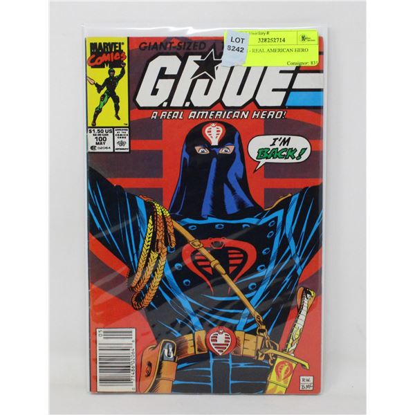 G. I. JOE - REAL AMERICAN HERO #100