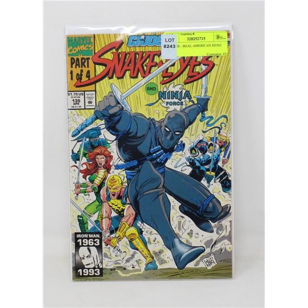 G. I. JOE - REAL AMERICAN HERO #135