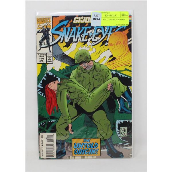 G. I. JOE - REAL AMERICAN HERO #144