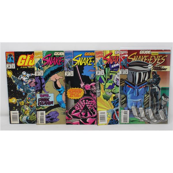 G. I. JOE - REAL AMERICAN HERO - 5 COMICS