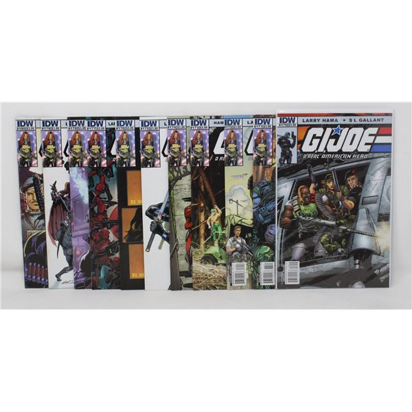 G. I. JOE - REAL AMERICAN HERO - 11 COMICS