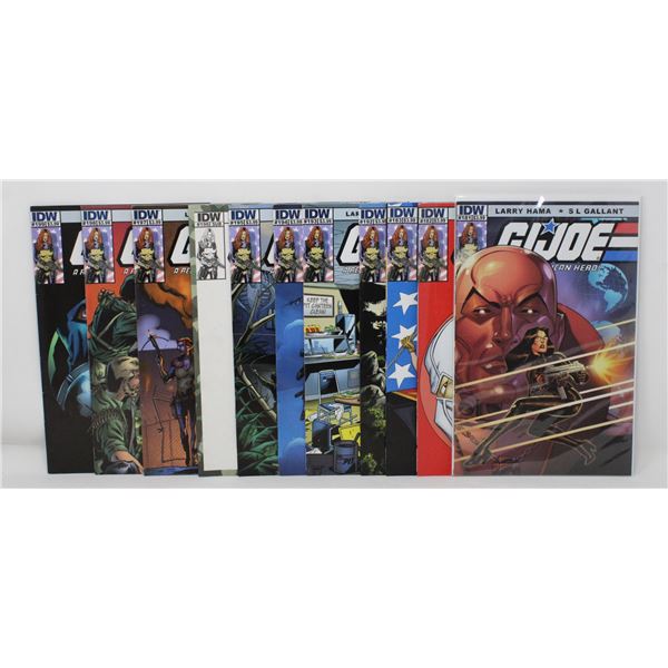 G. I. JOE - REAL AMERICAN HERO - 11 COMICS