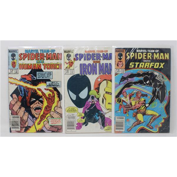 MARVEL TEAM-UP --- 3 ISSUES, ALL CPV