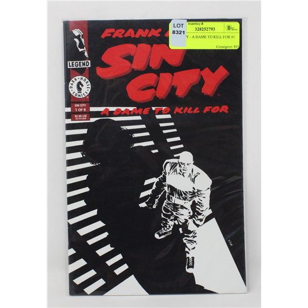 SIN CITY - A DAME TO KILL FOR #1