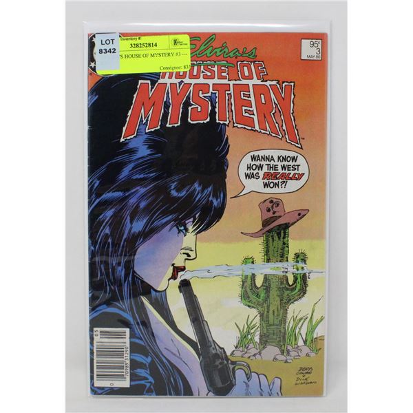 ELVIRA'S HOUSE OF MYSTERY #3 --- CPV