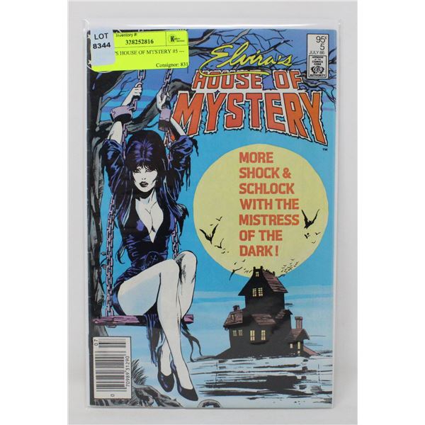 ELVIRA'S HOUSE OF MYSTERY #5 --- CPV