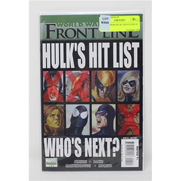 WORLD WAR HULK: FRONT LINE #4