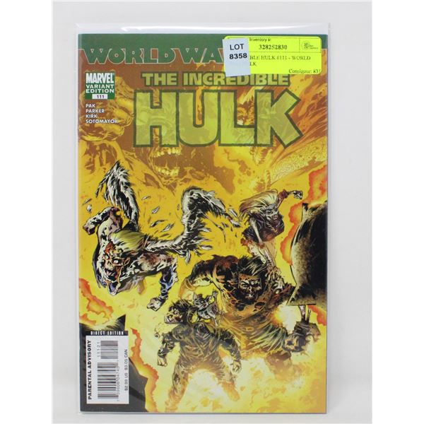 INCREDIBLE HULK #111 - WORLD WAR HULK