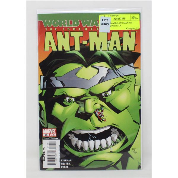 IRREDEEMABLE ANT MAN #10 - WORLD WAR HULK