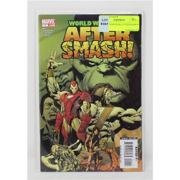 WORLD WAR HULK: AFTERSMASH #1