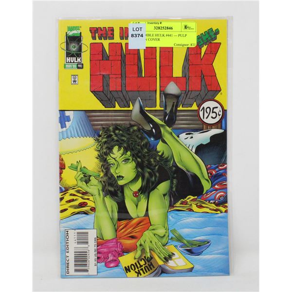 INCREDIBLE HULK #441 --- PULP FICTION COVER
