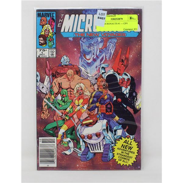 THE MICRONAUTS #1 --- CPV