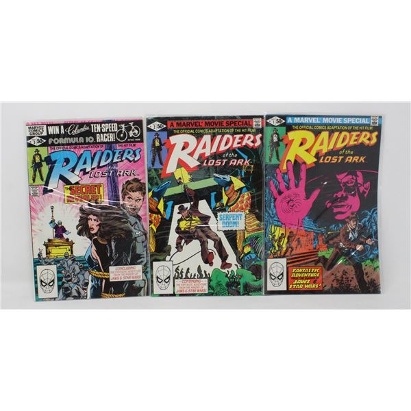 RAIDERS OF THE LOST ARK #1 TO #3