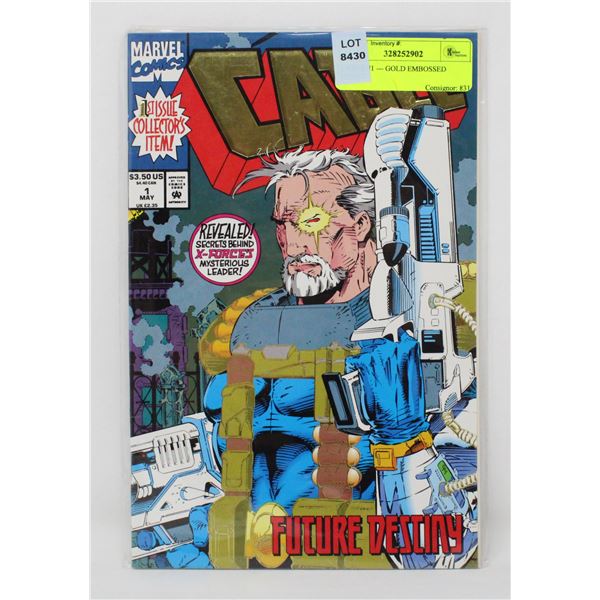 CABLE #1 --- GOLD EMBOSSED COVER