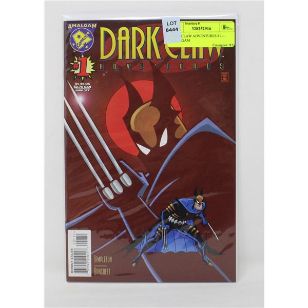 DARKCLAW ADVENTURES #1 --- AMALGAM