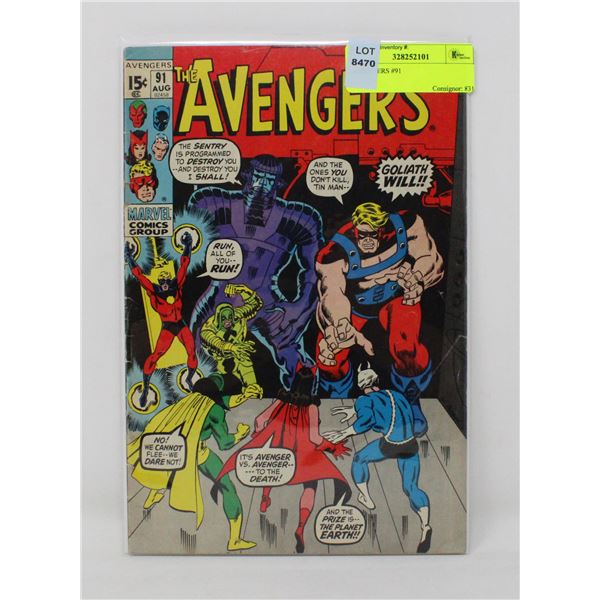 AVENGERS #91