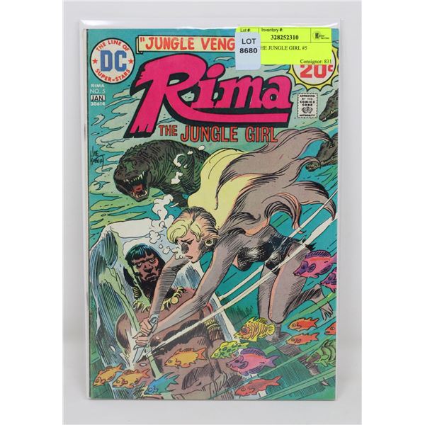RIMA, THE JUNGLE GIRL #5