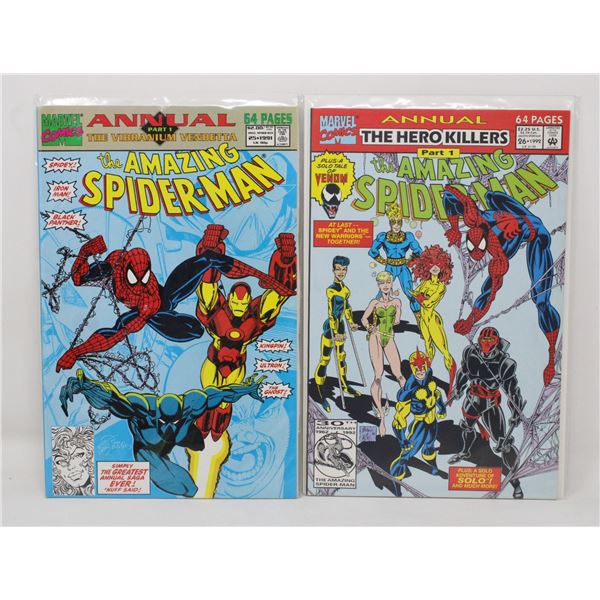 AMAZING SPIDER-MAN #25 AND #26 ANNUALS