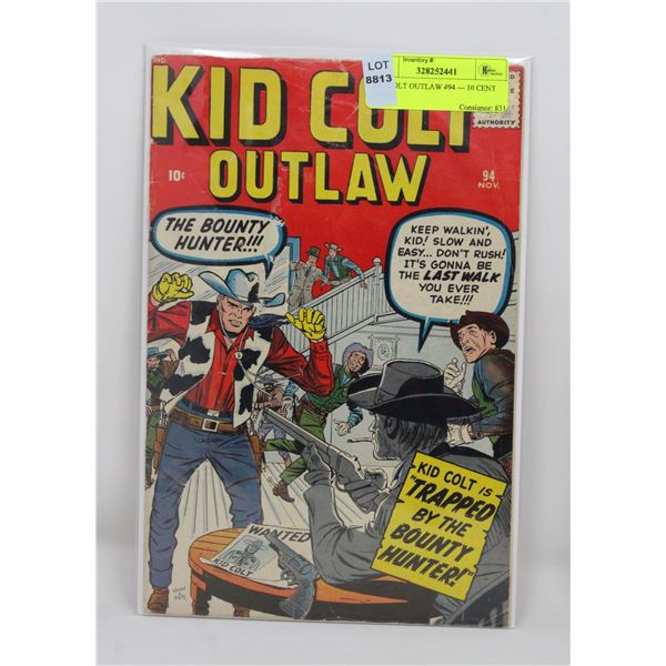 KID COLT OUTLAW #94 --- 10 CENT COMIC