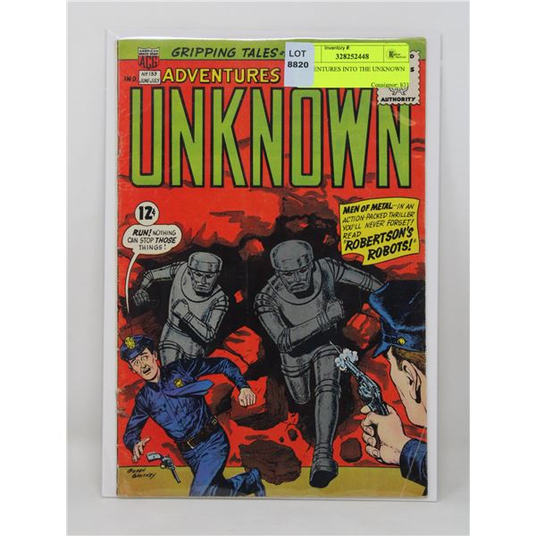 ADVENTURES INTO THE UNKNOWN #133